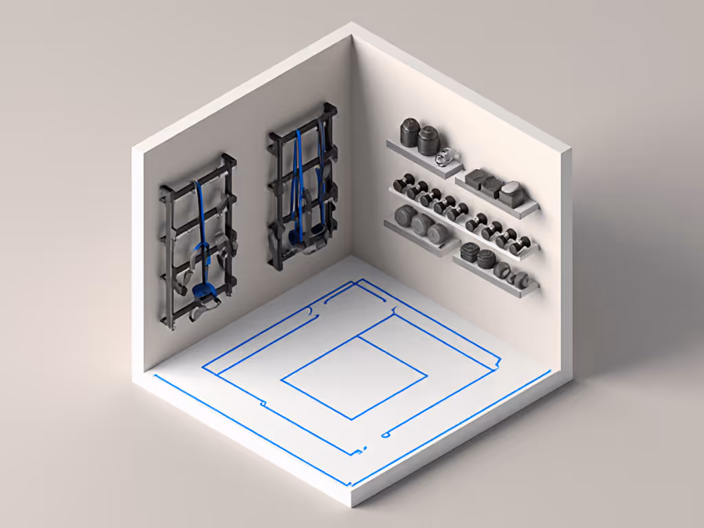 equipment_layout_showing_wall-mounted_storage_and_clearance_zones